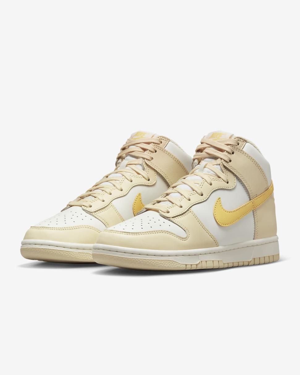 Nike Dunk High Pale Vanilla/Sail/Topaz Gold | Womens Nike First Day Kicks