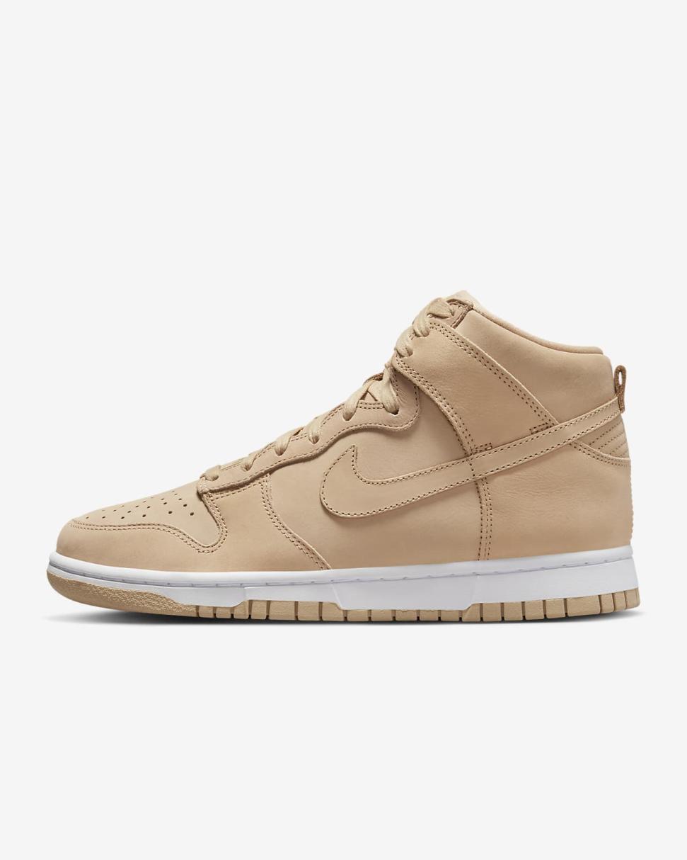 Nike Dunk High Premium Vachetta Tan/White/Vachetta Tan | Womens Nike Lifestyle