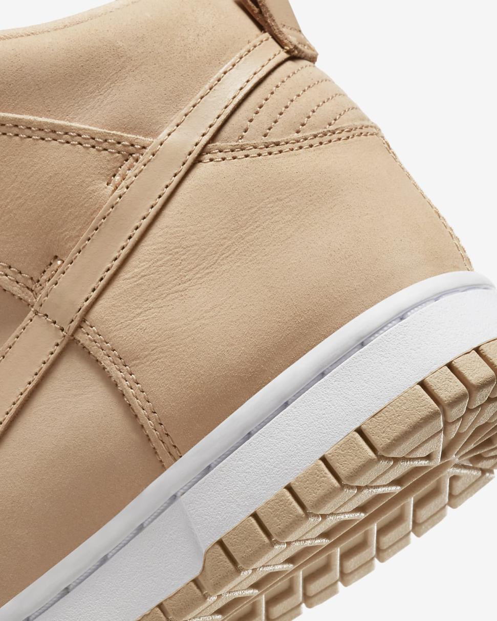 Nike Dunk High Premium Vachetta Tan/White/Vachetta Tan | Womens Nike Lifestyle