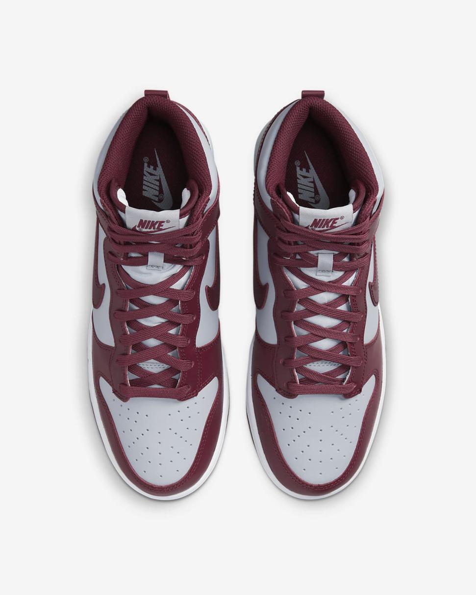 Nike Dunk High Retro Dark Beetroot/Wolf Grey/White/Dark Beetroot | Mens Nike Lifestyle