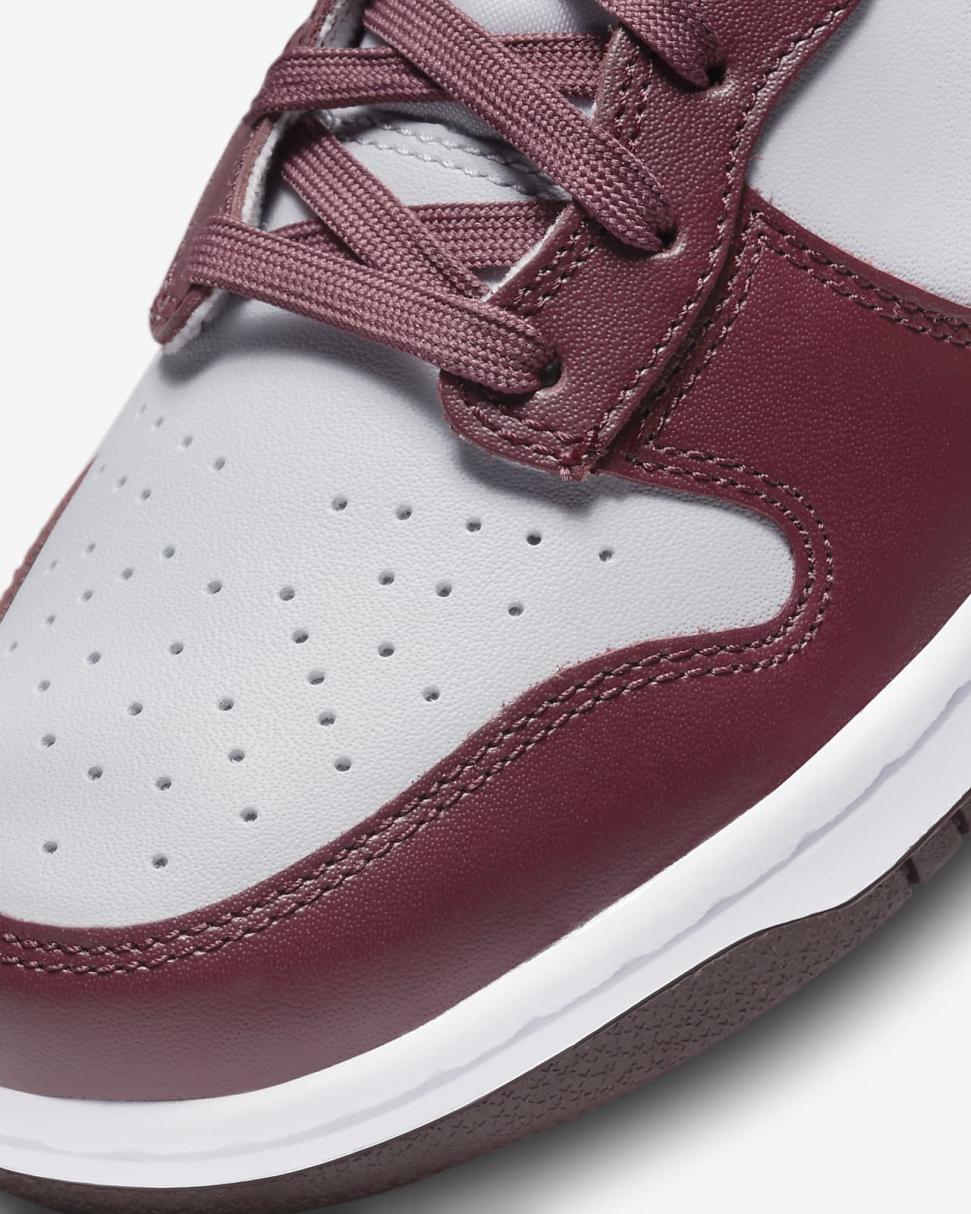 Nike Dunk High Retro Dark Beetroot/Wolf Grey/White/Dark Beetroot | Mens Nike Lifestyle