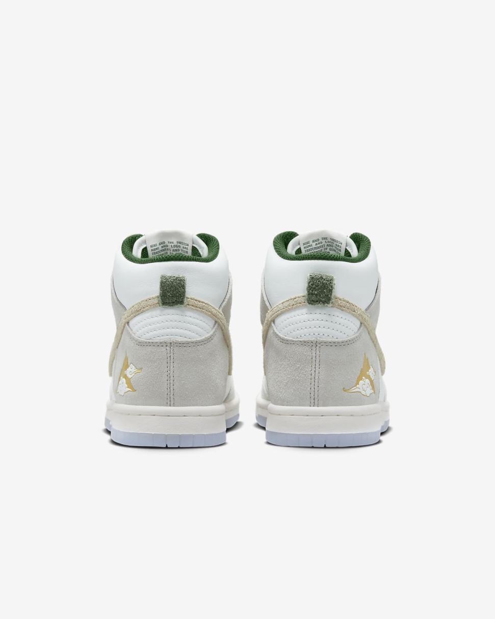 Nike Dunk High Summit White/Light Bone/Evergreen/Desert Ore | Kids Nike Dunks & Blazers