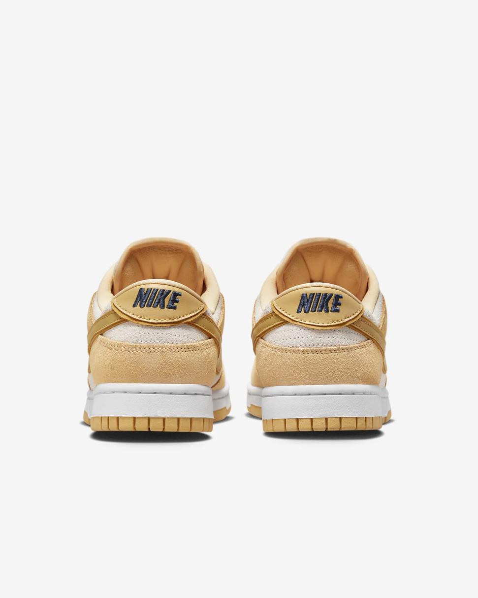 Nike Dunk Low LX Celestial Gold/Sail/Gold Suede/Wheat Gold | Womens Nike Dunks & Blazers