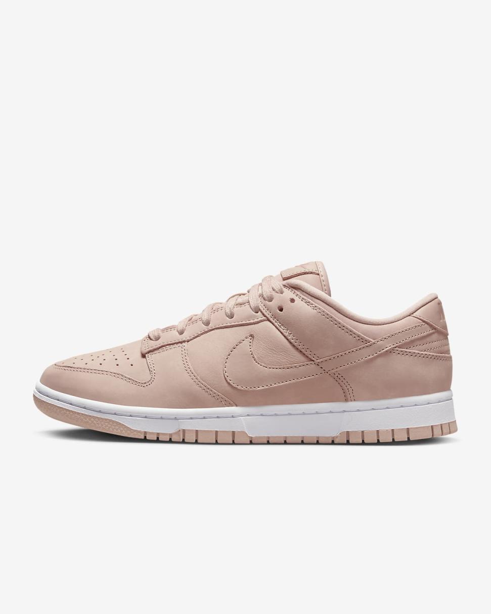 Nike Dunk Low Premium MF Pink Oxford/White/Pink Oxford | Womens Nike First Day Kicks