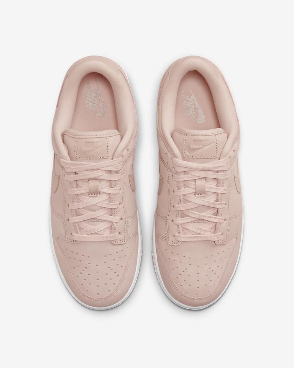 Nike Dunk Low Premium MF Pink Oxford/White/Pink Oxford | Womens Nike First Day Kicks