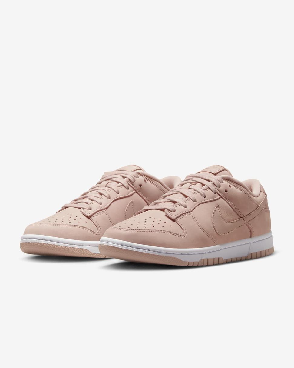 Nike Dunk Low Premium MF Pink Oxford/White/Pink Oxford | Womens Nike First Day Kicks