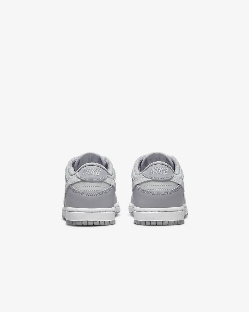 Nike Dunk Low Pure Platinum/Wolf Grey/White | Kids Nike Dunks & Blazers