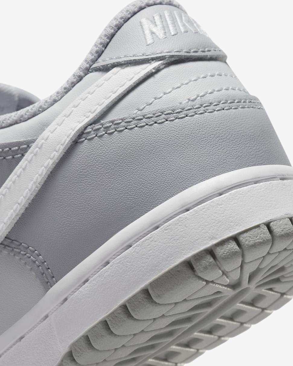 Nike Dunk Low Pure Platinum/Wolf Grey/White | Kids Nike Dunks & Blazers