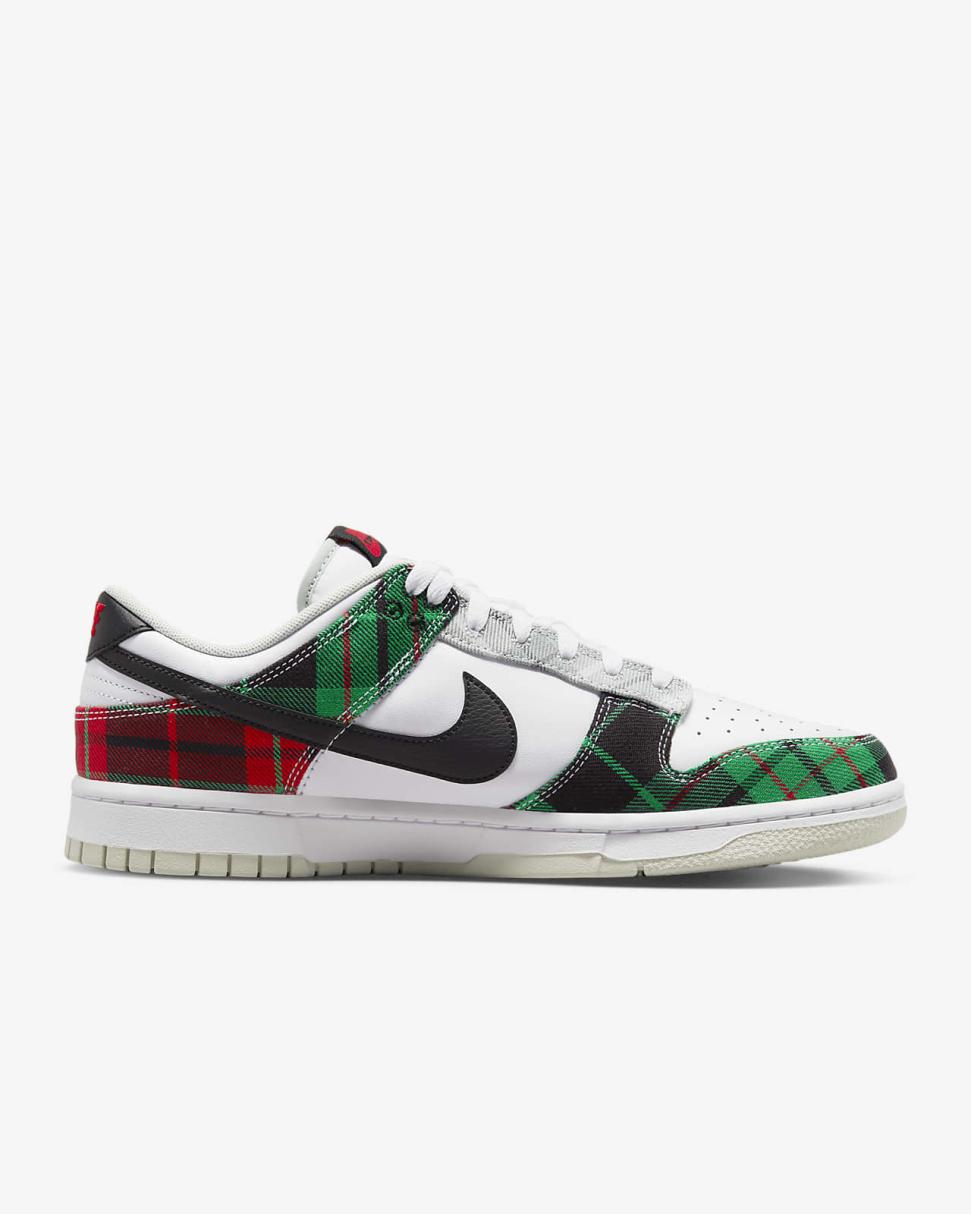Nike Dunk Low Retro Premium White/White/University Red/Black | Mens Nike Lifestyle
