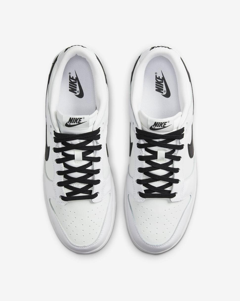Nike Dunk Low Retro White/Summit White/Black | Mens Nike Lifestyle