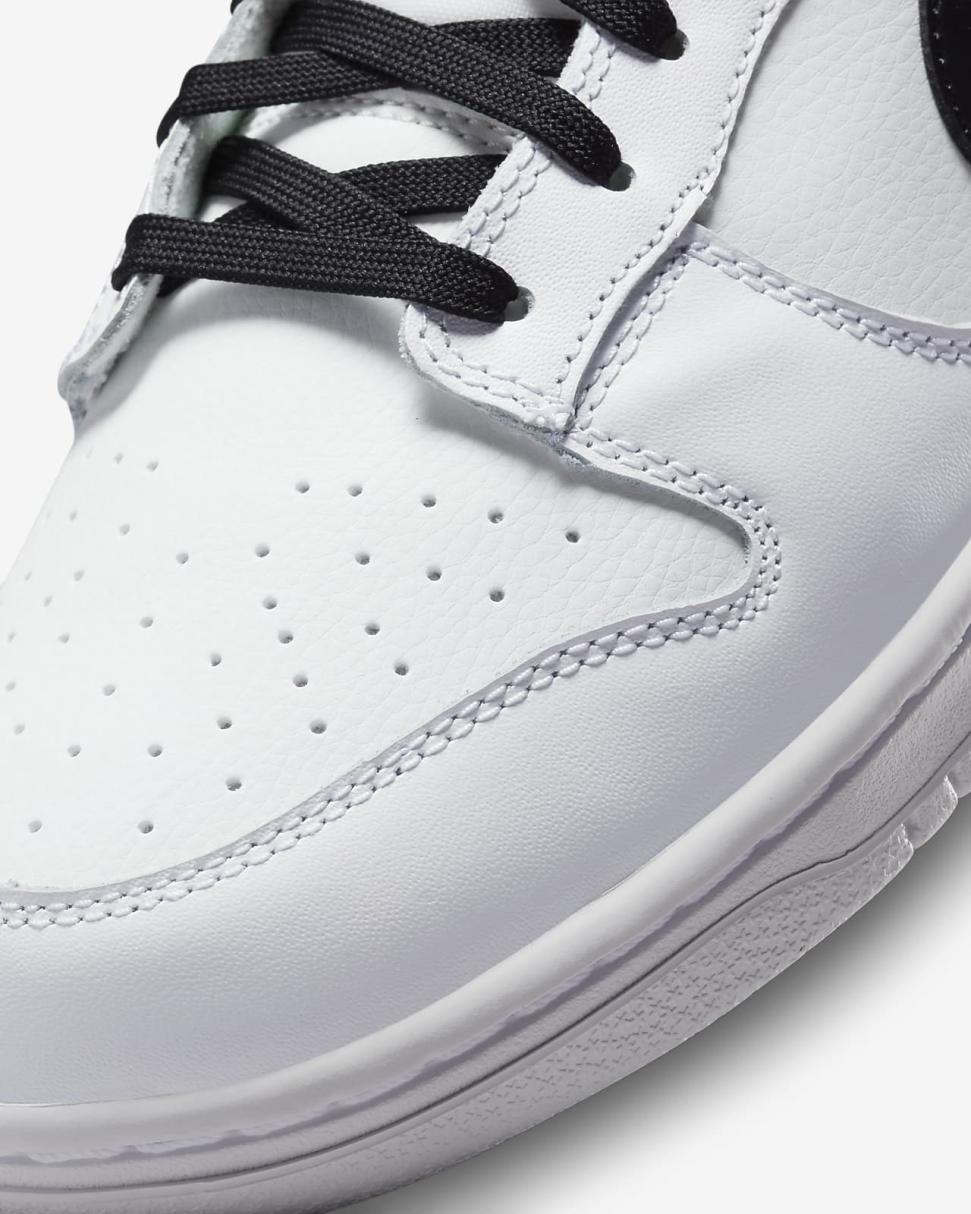 Nike Dunk Low Retro White/Summit White/Black | Mens Nike Lifestyle
