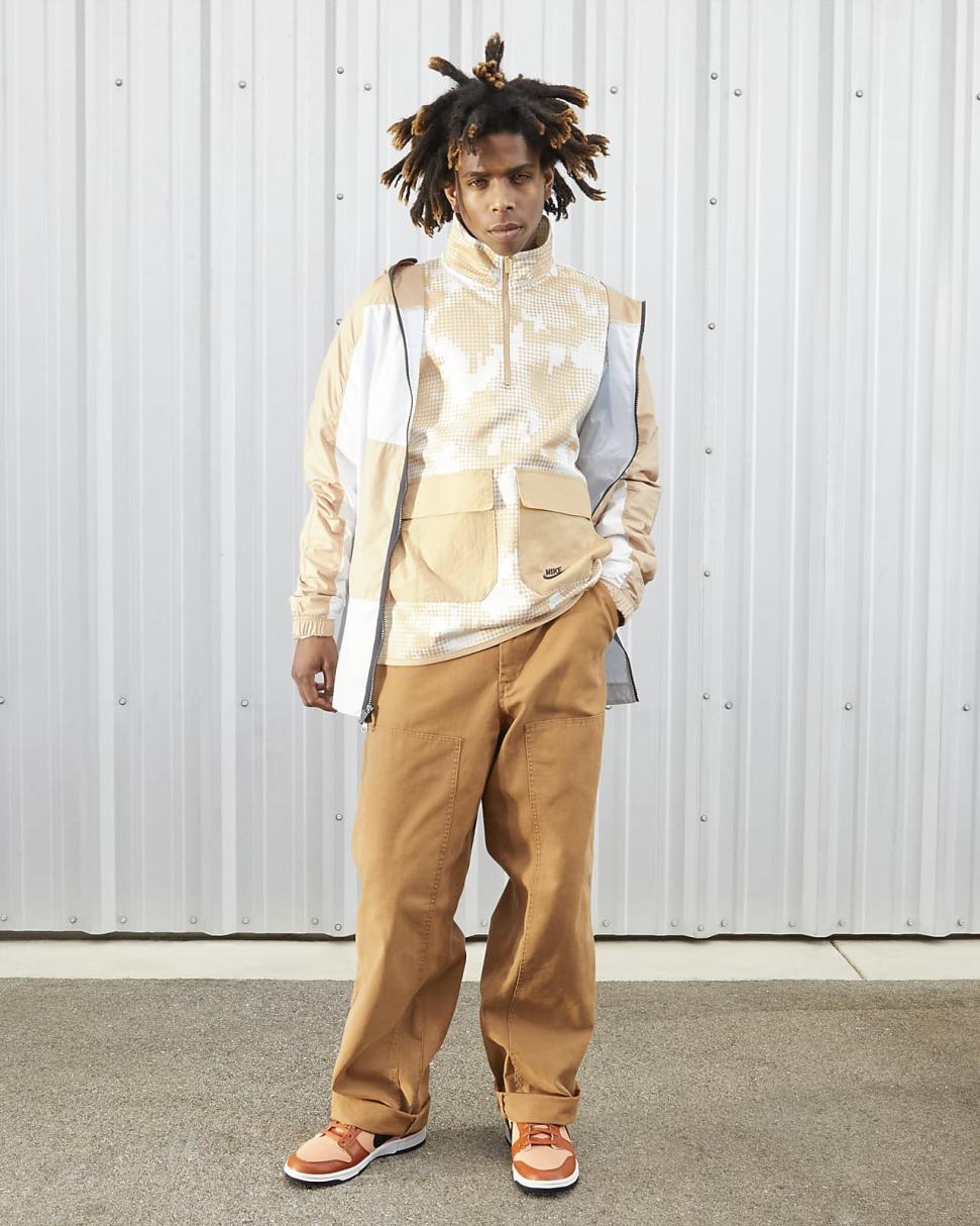 Nike Dunk Mid Amber Brown/Dark Russet/Phantom/Black | Mens Nike Lifestyle