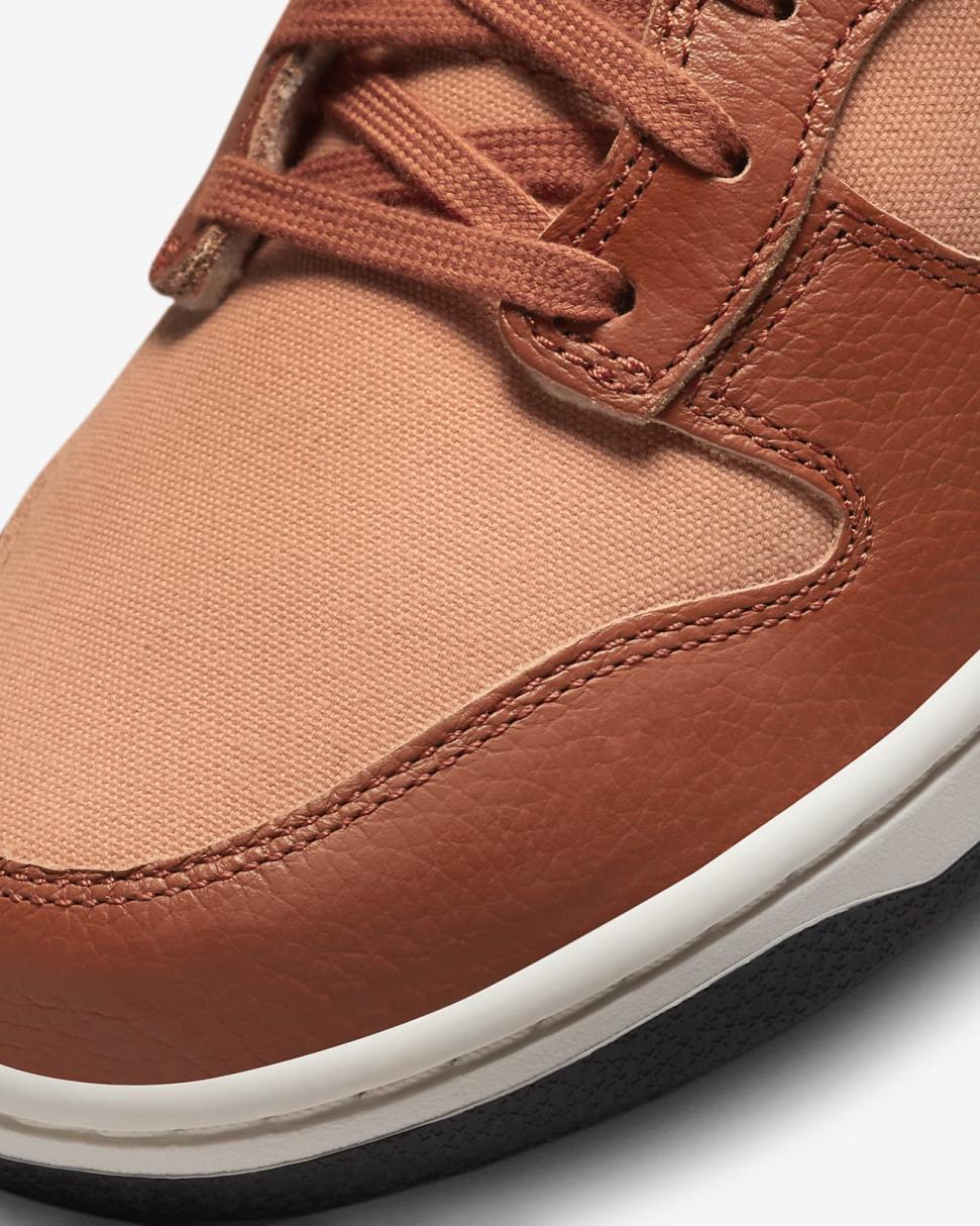 Nike Dunk Mid Amber Brown/Dark Russet/Phantom/Black | Mens Nike Lifestyle