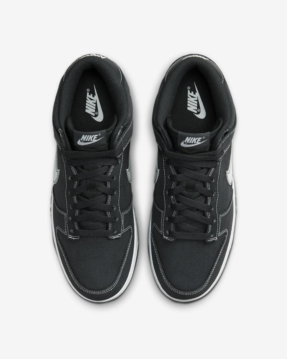 Nike Dunk Mid Off Noir/Off Noir/White/White | Mens Nike Lifestyle
