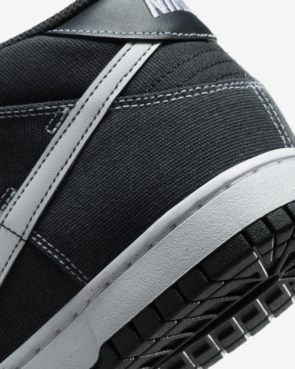 Nike Dunk Mid Off Noir/Off Noir/White/White | Mens Nike Lifestyle