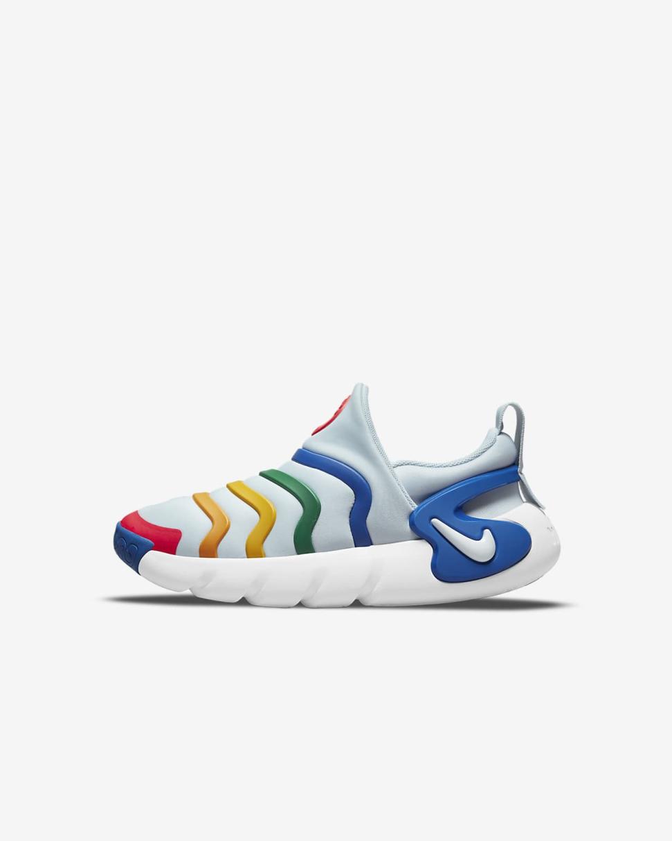 Nike Dynamo Go Aura/Game Royal/Siren Red/White | Kids Nike Lifestyle