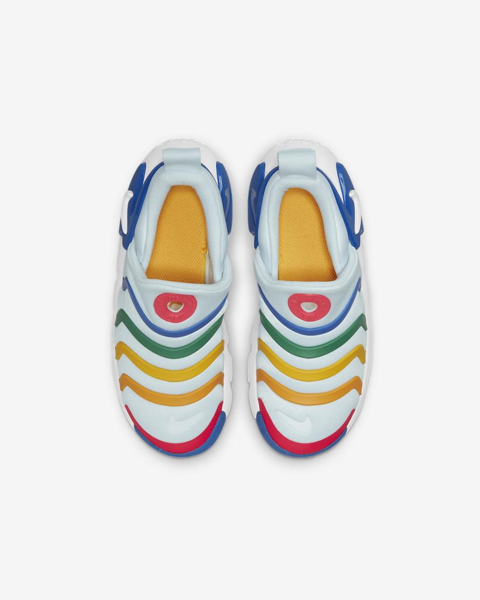 Nike Dynamo Go Aura/Game Royal/Siren Red/White | Kids Nike Lifestyle