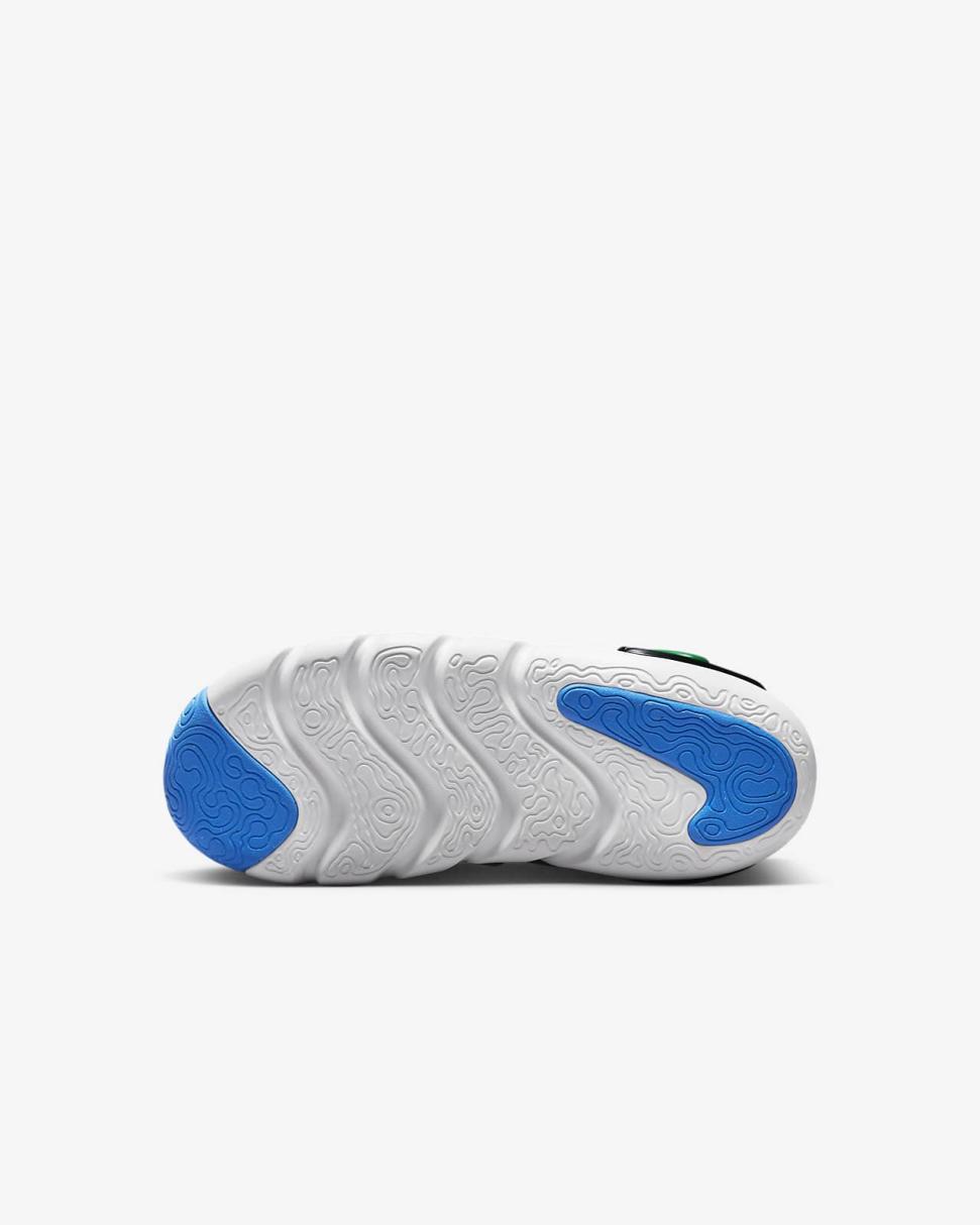 Nike Dynamo Go Pure Platinum/Black/Light Photo Blue/Stadium Green | Kids Nike Lifestyle