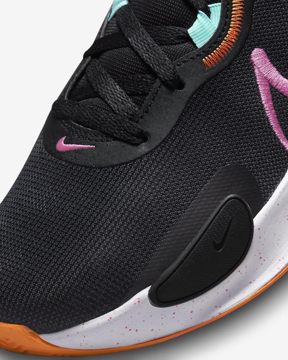 Nike Elevate 3 Black/Anthracite/Brilliant Orange/Pink Spell | Mens/Womens Nike Basketball