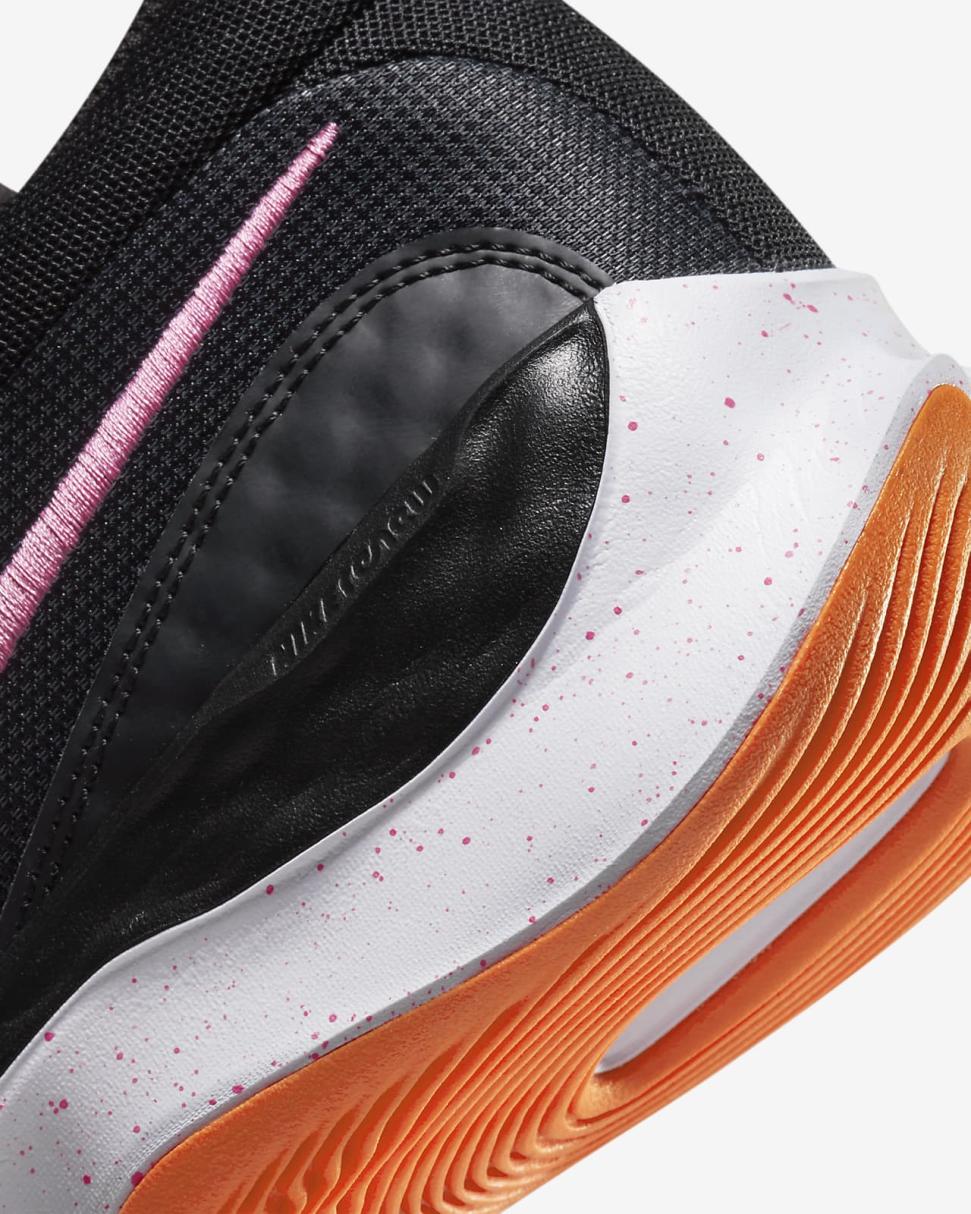 Nike Elevate 3 Black/Anthracite/Brilliant Orange/Pink Spell | Mens/Womens Nike Basketball