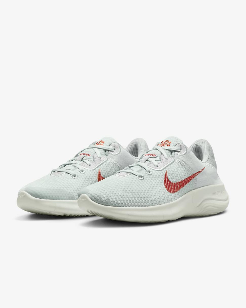 Nike Experience Run 11 Pure Platinum/Wolf Grey/Summit White/Light Crimson | Womens Nike Running