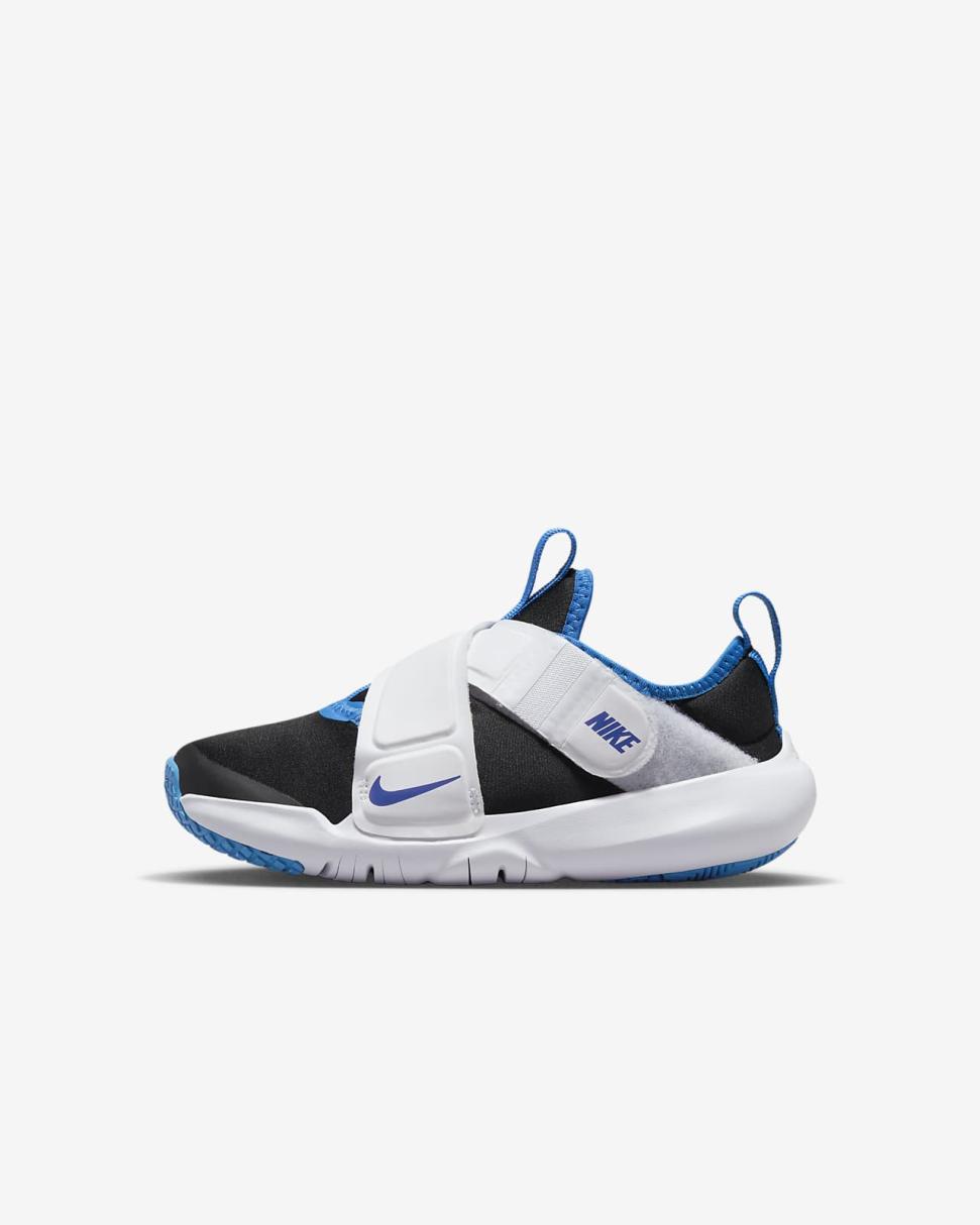 Nike Flex Advance Black/White/Stadium Green/Deep Royal Blue | Kids Nike Lifestyle