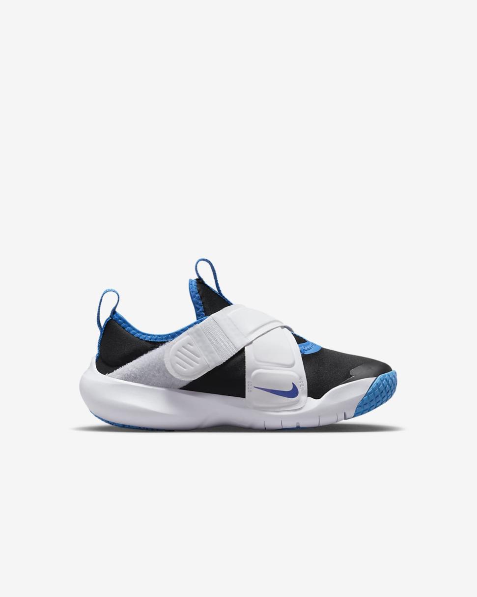 Nike Flex Advance Black/White/Stadium Green/Deep Royal Blue | Kids Nike Lifestyle