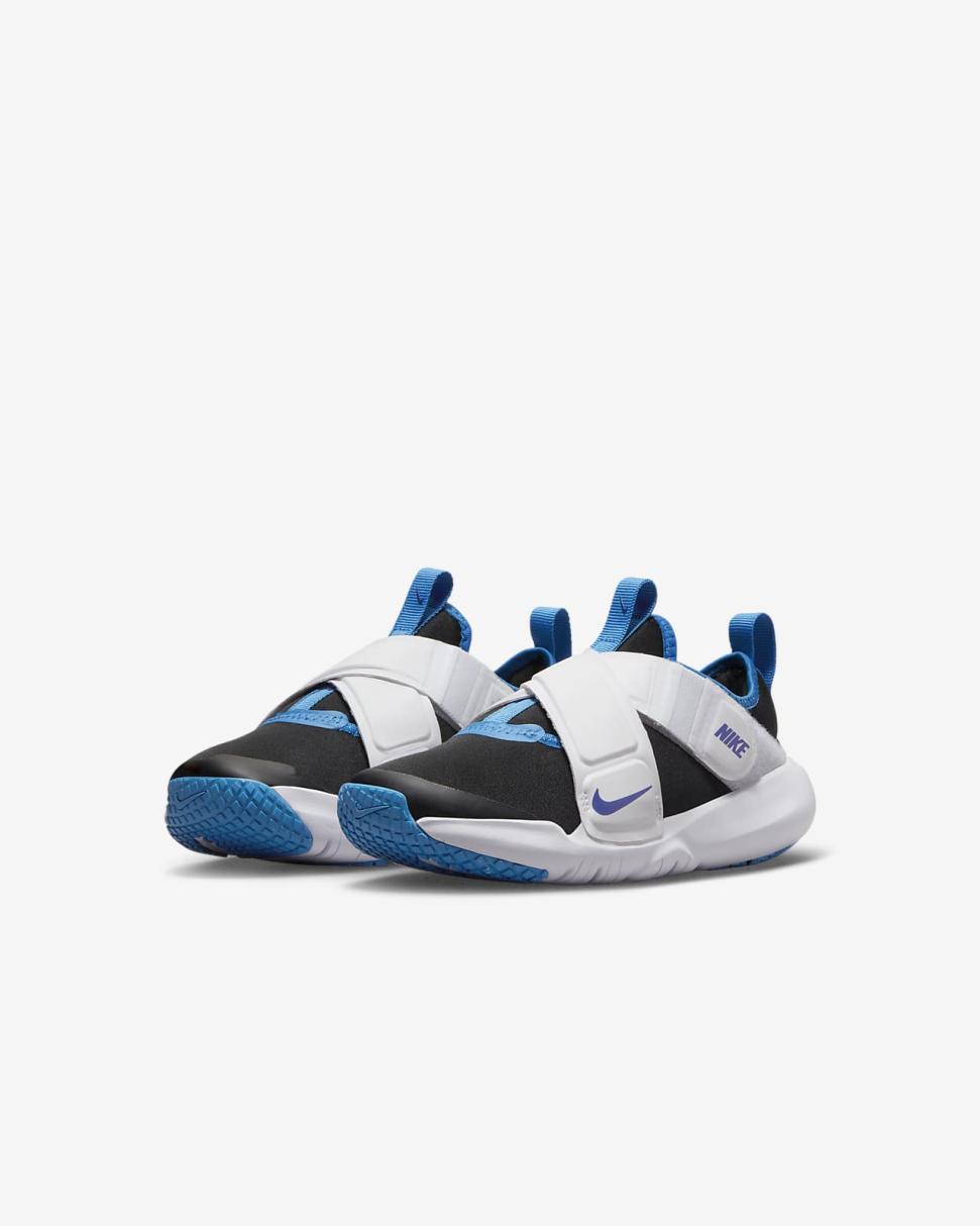 Nike Flex Advance Black/White/Stadium Green/Deep Royal Blue | Kids Nike Lifestyle