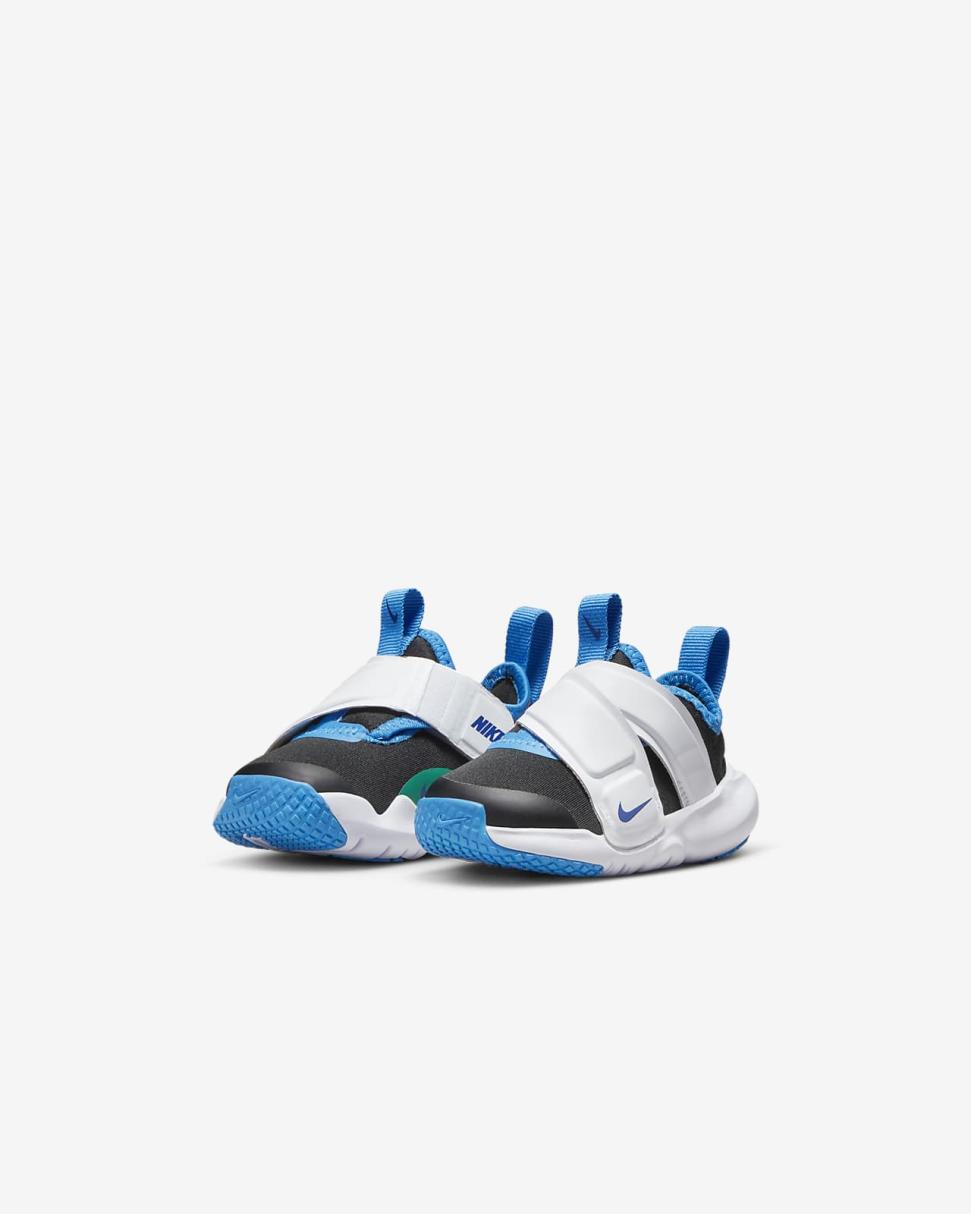 Nike Flex Advance Black/White/Stadium Green/Deep Royal Blue | Kids Nike Lifestyle