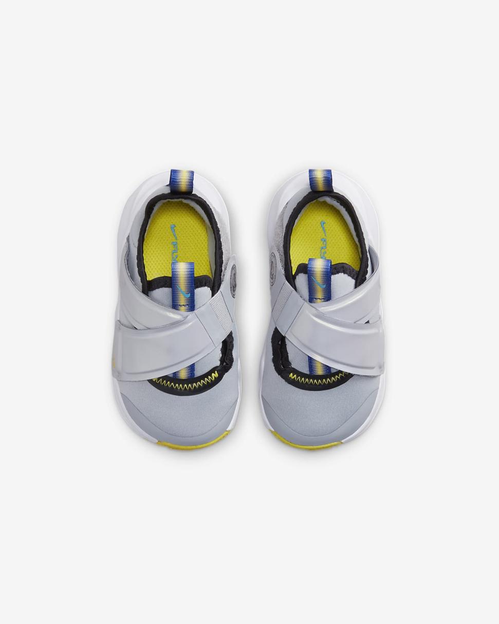 Nike Flex Advance SE Wolf Grey/Black/White/Opti Yellow | Kids Nike Lifestyle