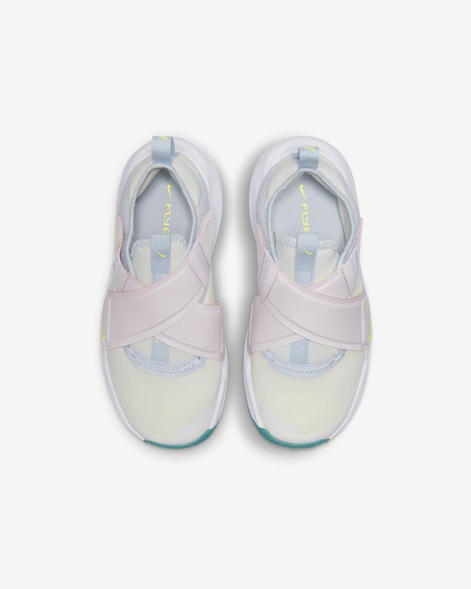 Nike Flex Advance Summit White/Pearl Pink/Football Grey/Citron Tint | Kids Nike Lifestyle