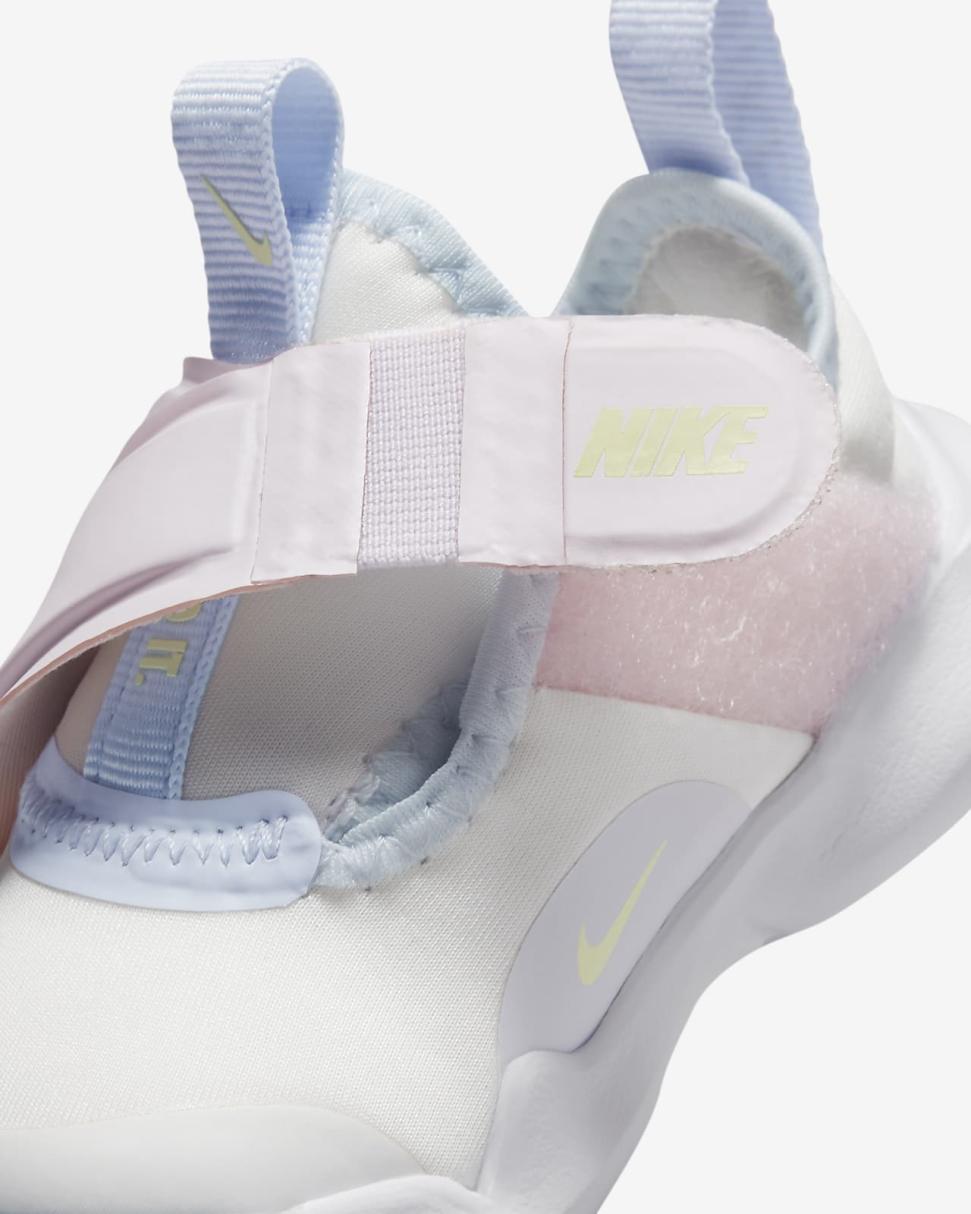 Nike Flex Advance Summit White/Pearl Pink/Football Grey/Citron Tint | Kids Nike Lifestyle