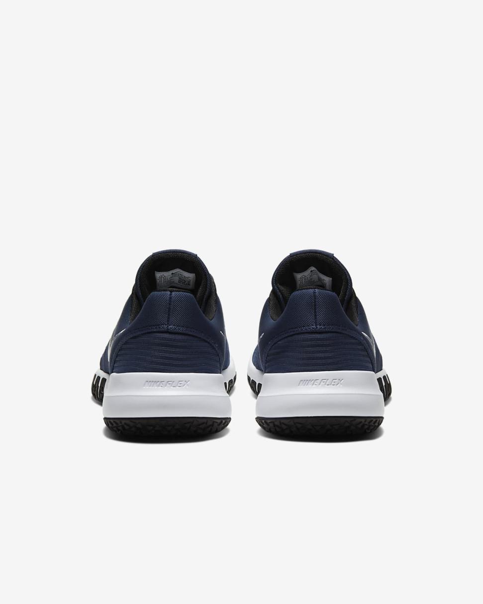 Nike Flex Control 4 Midnight Navy/Black/White/Metallic Silver | Mens Nike Training & Gym