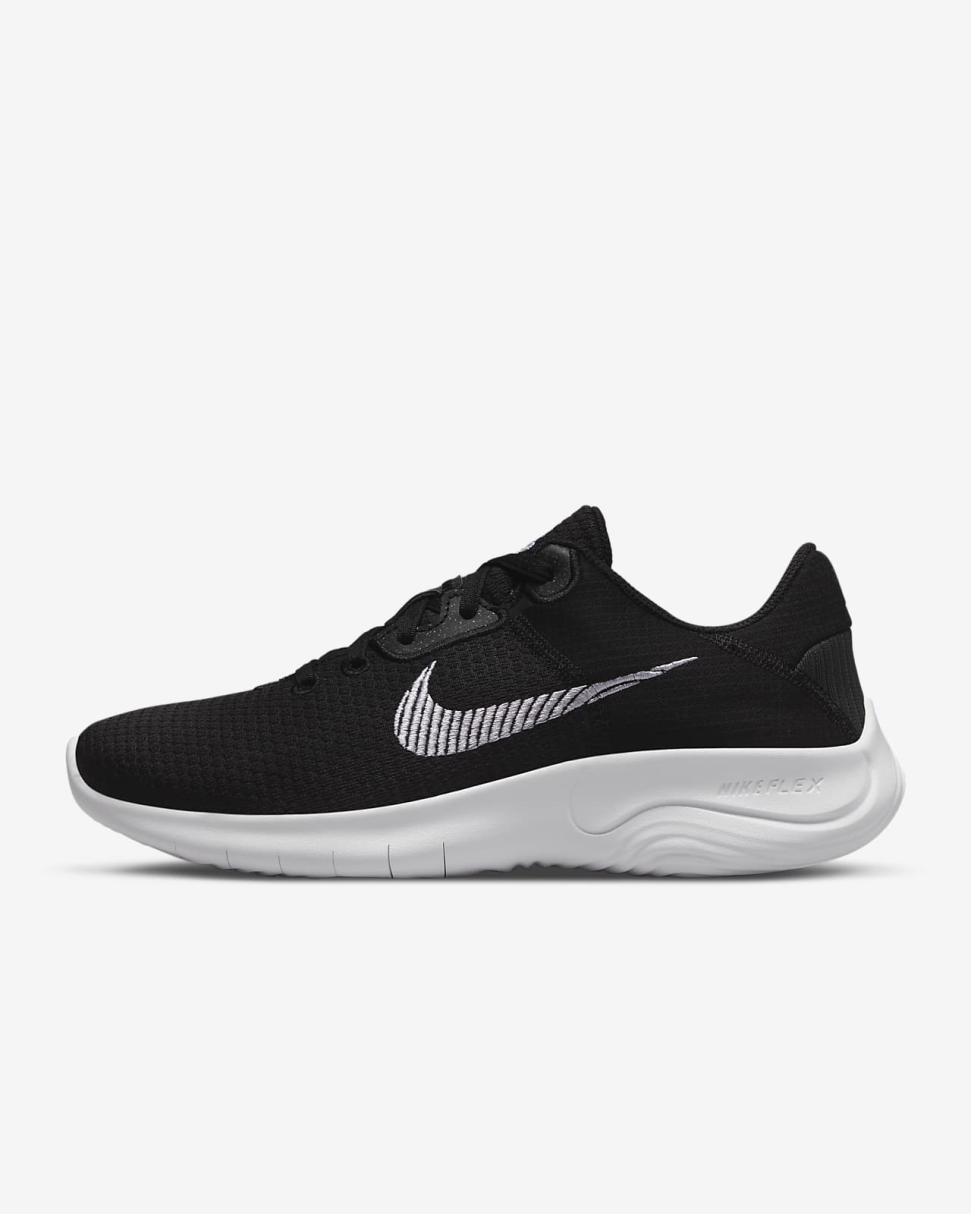 Nike Flex Experience Run 11 Black/Dark Smoke Grey/White | Womens Nike Running