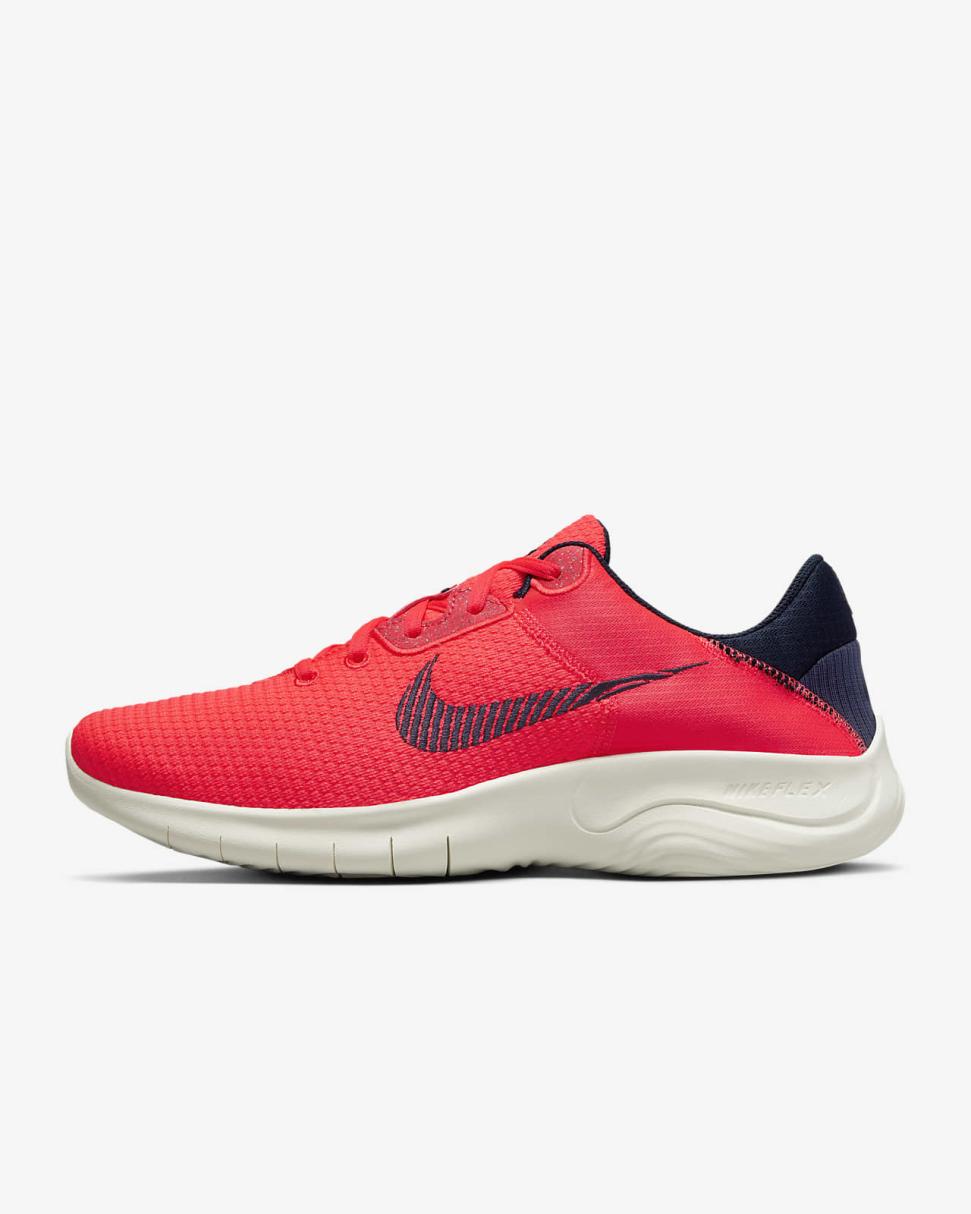 Nike Flex Experience Run 11 Bright Crimson/Sail/Obsidian | Mens Nike First Day Kicks
