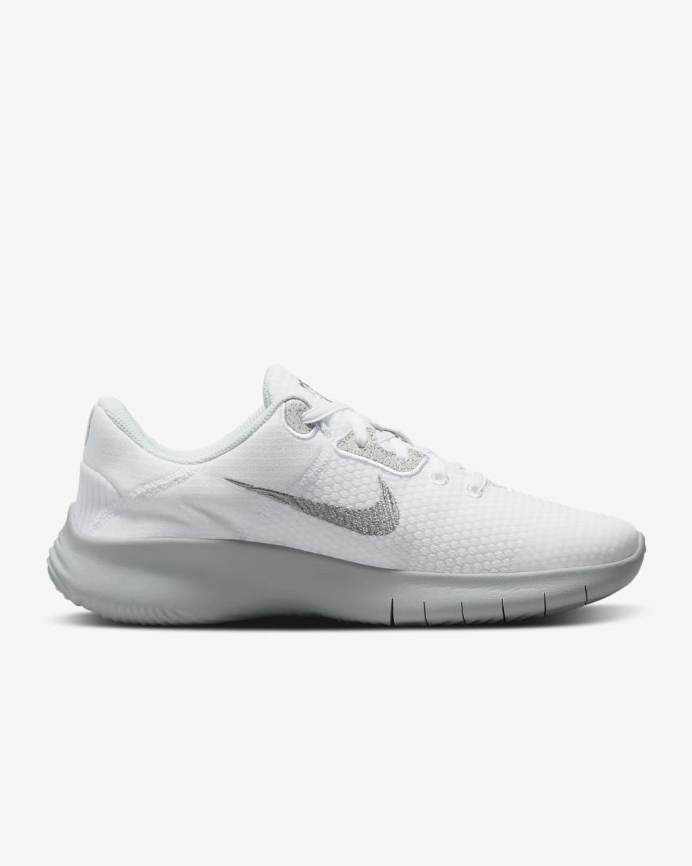 Nike Flex Experience Run 11 White/Pure Platinum/Metallic Silver | Womens Nike Running