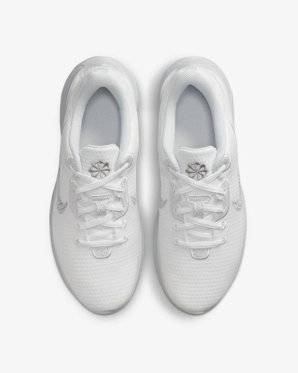 Nike Flex Experience Run 11 White/Pure Platinum/Metallic Silver | Womens Nike Running