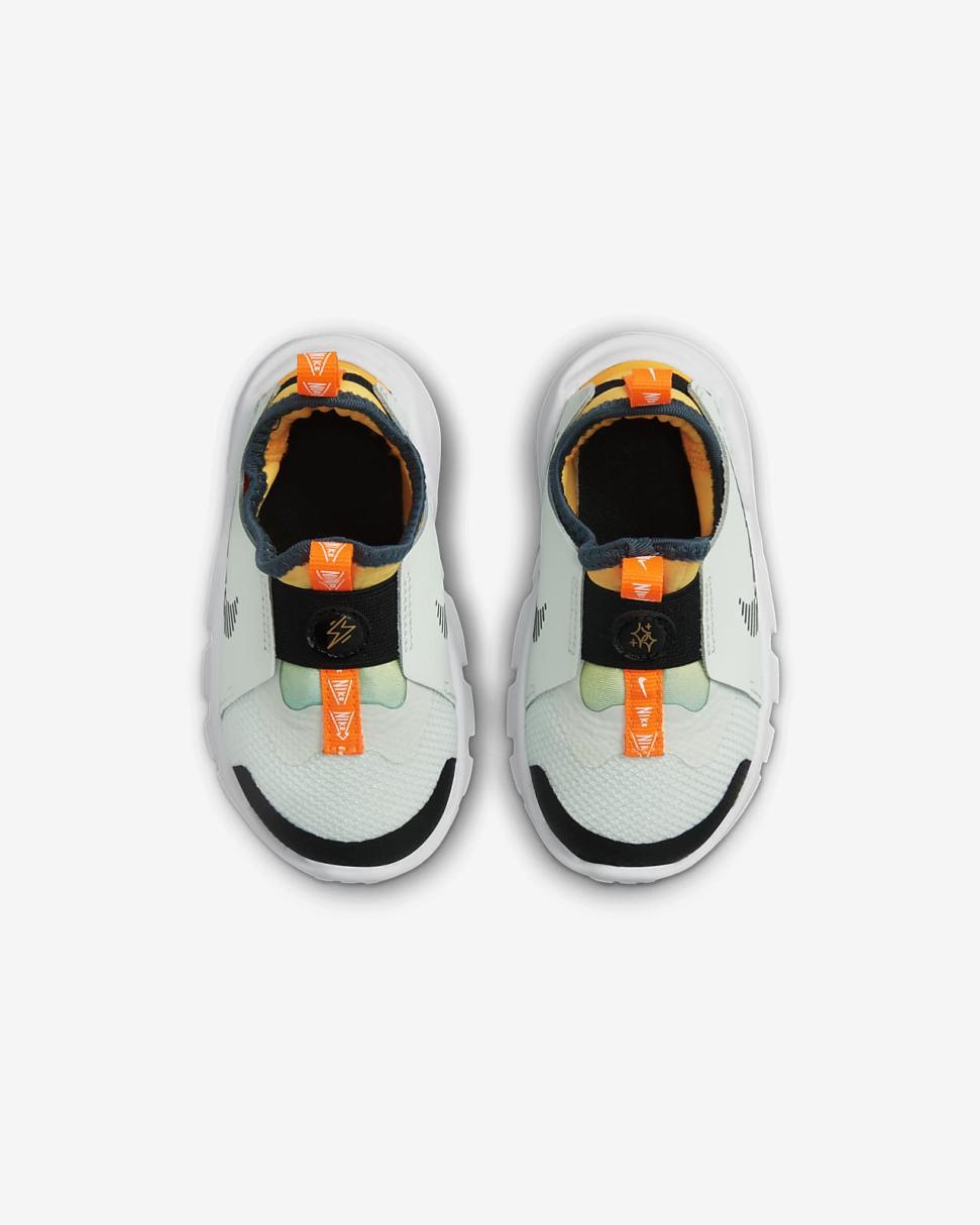 Nike Flex Runner 2 Barely Green/White/Laser Orange/Black | Kids Nike Lifestyle