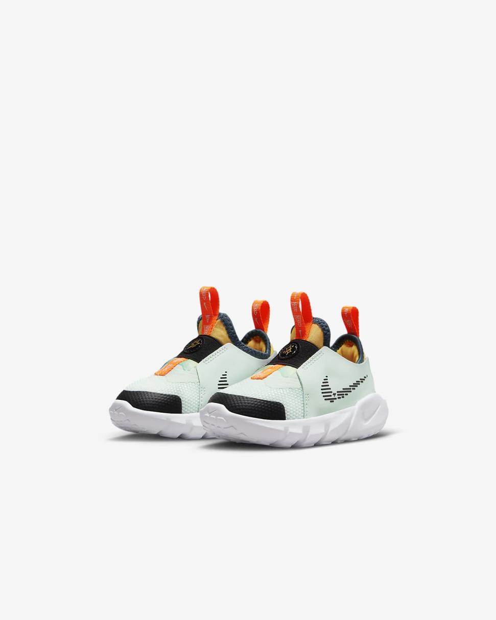 Nike Flex Runner 2 Barely Green/White/Laser Orange/Black | Kids Nike Lifestyle