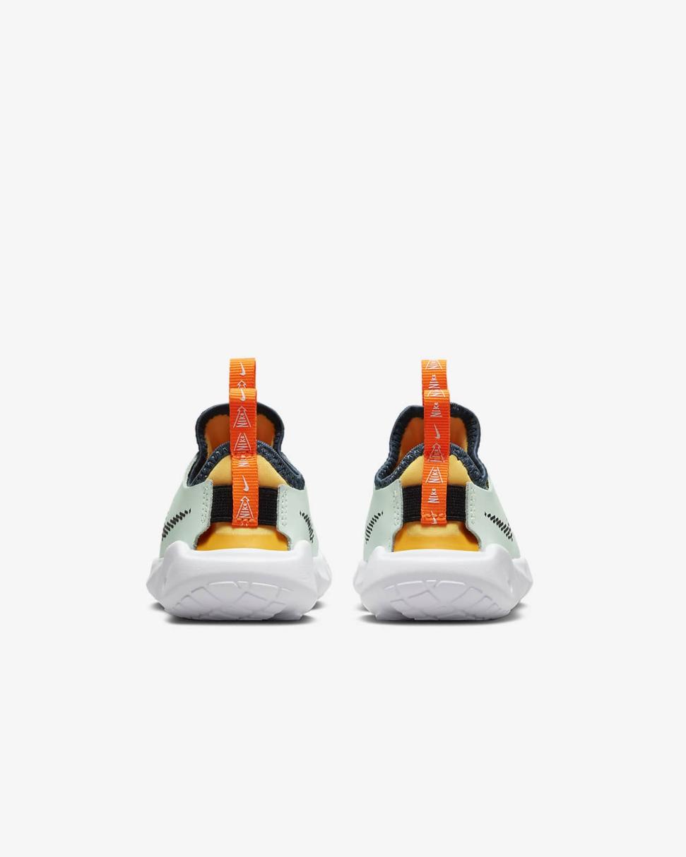 Nike Flex Runner 2 Barely Green/White/Laser Orange/Black | Kids Nike Lifestyle