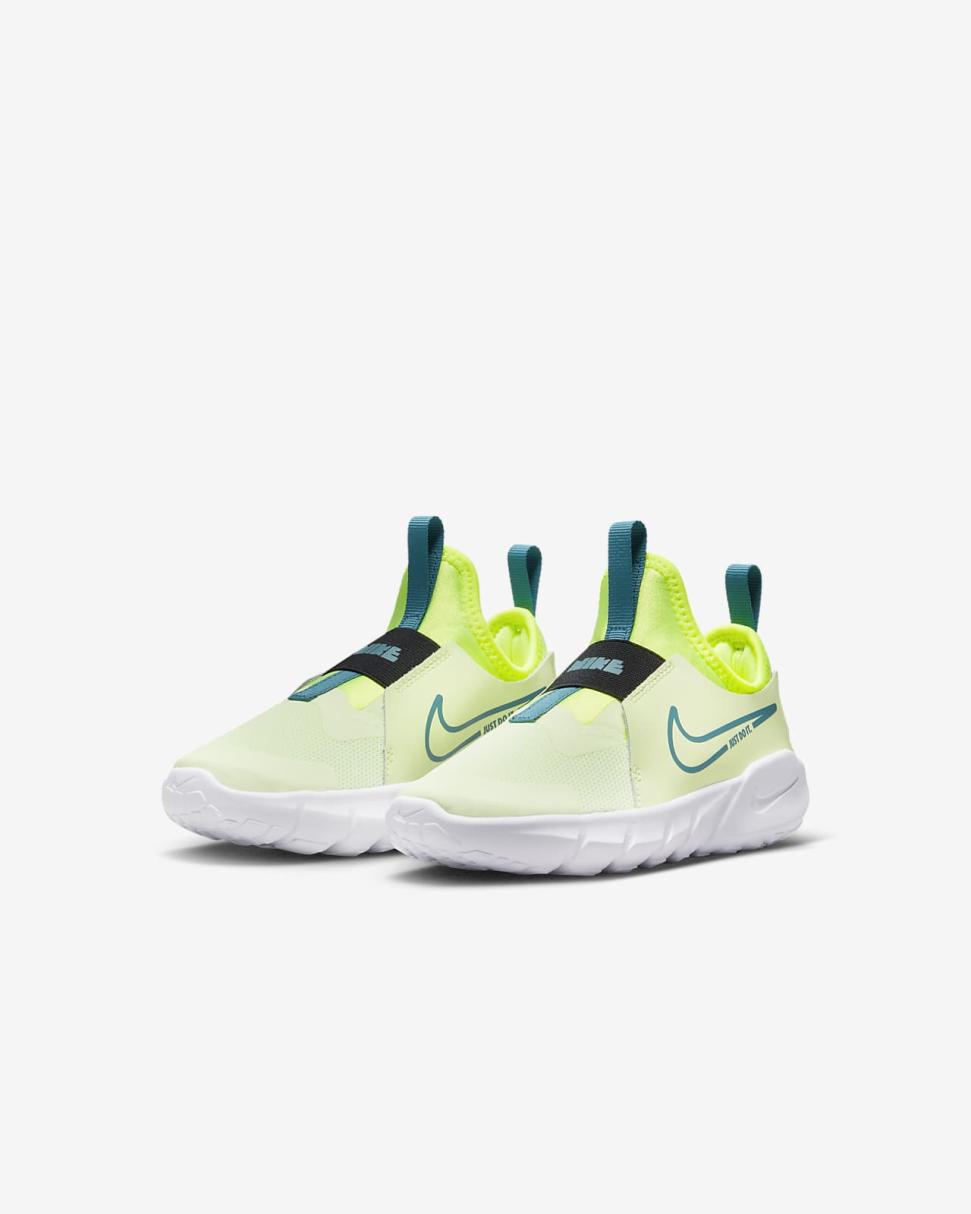 Nike Flex Runner 2 Barely Volt/Volt/Black/Bright Spruce | Kids Nike First Day Kicks