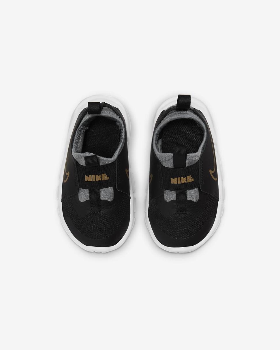 Nike Flex Runner 2 Black/Cool Grey/White/Metallic Gold | Kids Nike First Day Kicks