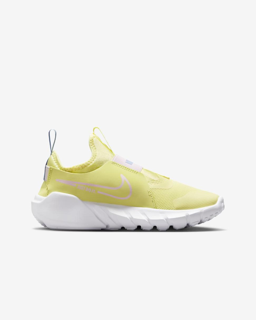 Nike Flex Runner 2 Citron Tint/Cobalt Bliss/White/Pearl Pink | Kids Nike First Day Kicks