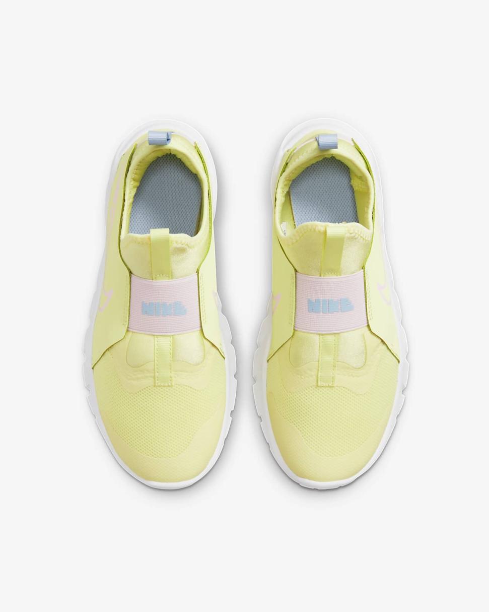 Nike Flex Runner 2 Citron Tint/Cobalt Bliss/White/Pearl Pink | Kids Nike First Day Kicks