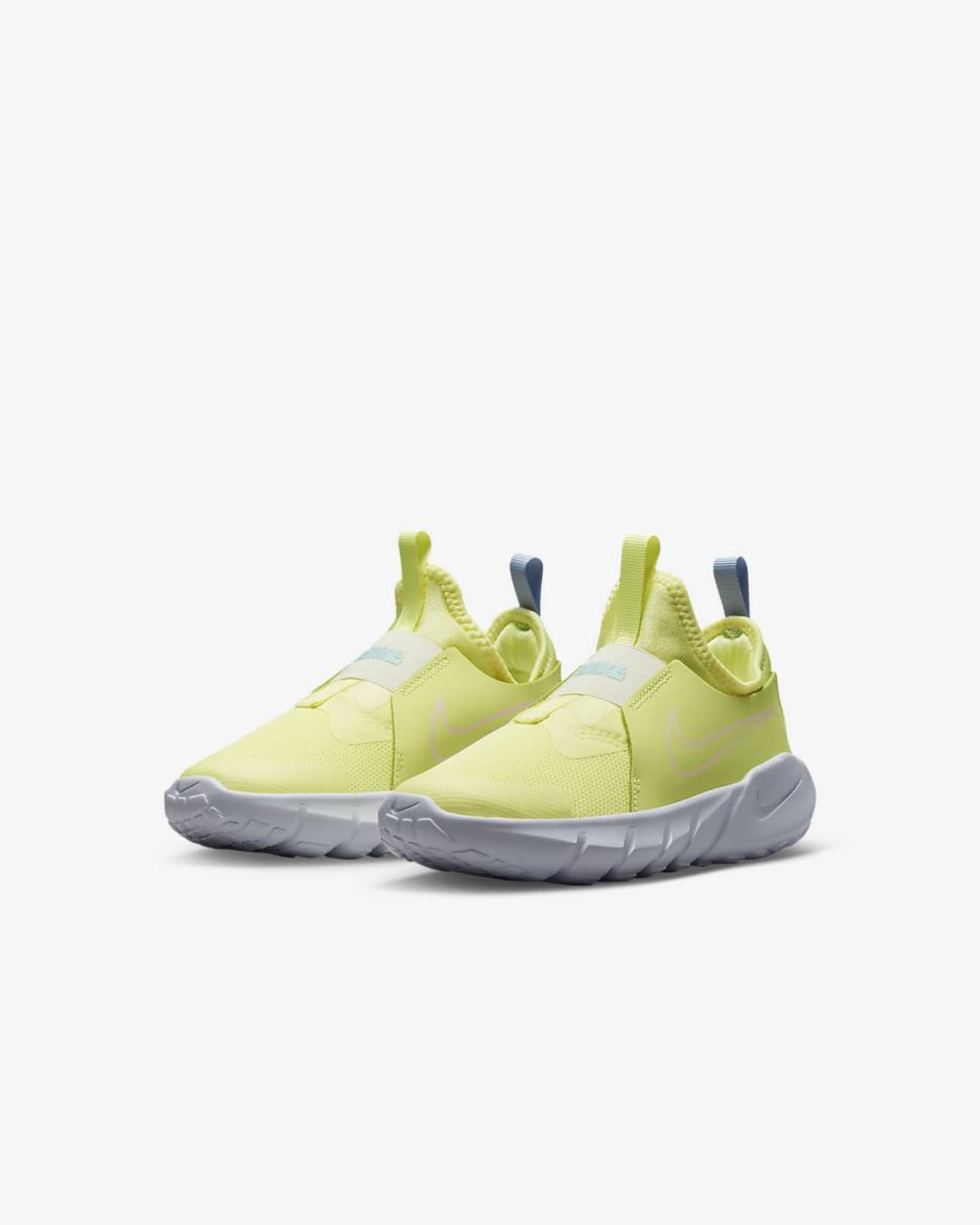 Nike Flex Runner 2 Citron Tint/Cobalt Bliss/White/Pearl Pink | Kids Nike First Day Kicks