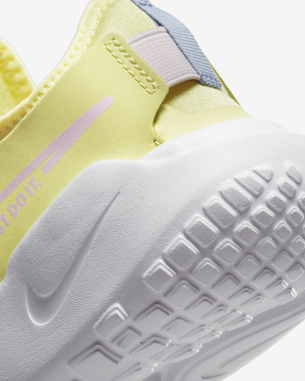 Nike Flex Runner 2 Citron Tint/Cobalt Bliss/White/Pearl Pink | Kids Nike First Day Kicks
