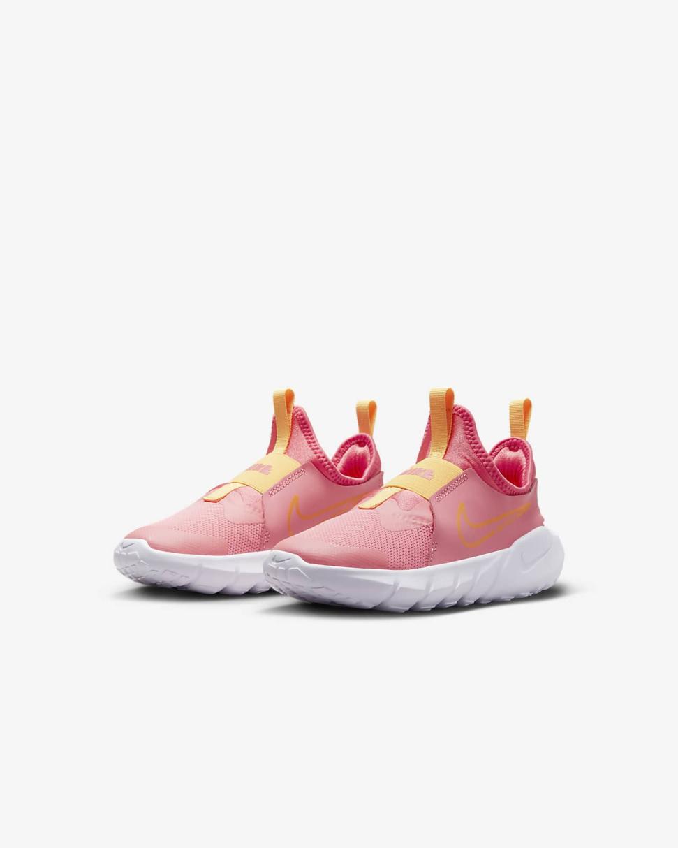 Nike Flex Runner 2 Coral Chalk/Sea Coral/White/Citron Pulse | Kids Nike First Day Kicks