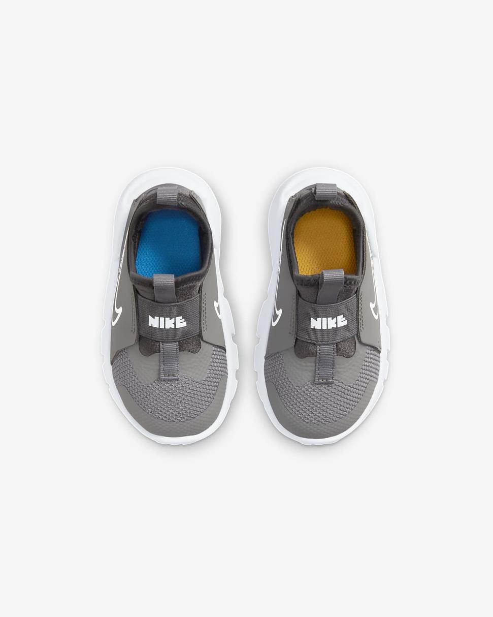 Nike Flex Runner 2 Flat Pewter/Medium Ash/Photo Blue/White | Kids Nike First Day Kicks