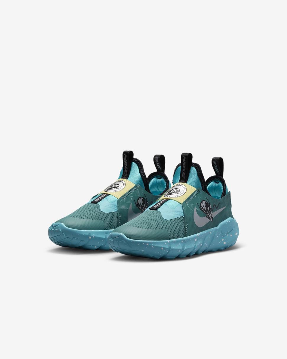 Nike Flex Runner 2 Lil Mineral Teal/Baltic Blue/Lemon Chiffon/Chrome | Kids Nike Lifestyle