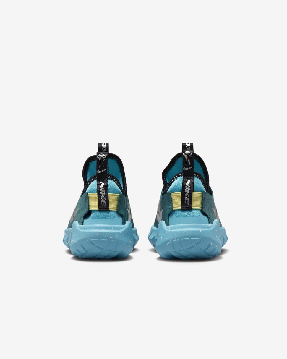 Nike Flex Runner 2 Lil Mineral Teal/Baltic Blue/Lemon Chiffon/Chrome | Kids Nike Lifestyle